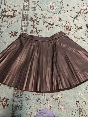 Women’s leather skirt